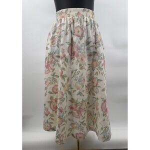 Jessica Scott Skirt Floral Vintage Cottage Size 12‎